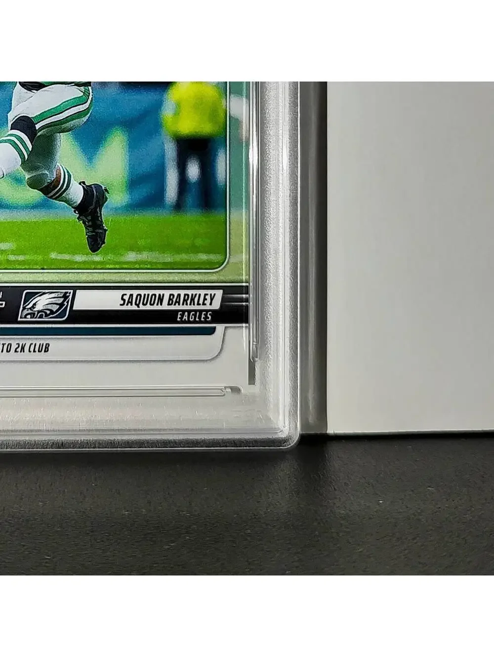 Saquon Barkley 2024 Panini Milestone NFL #236 Eagles 1 of 809 PSA 10 Gem Mint